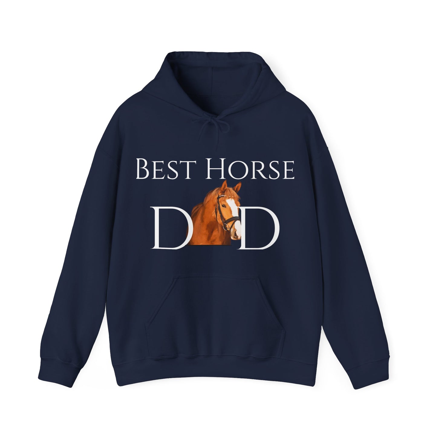 Best Horse Dad Custom Hooded Sweatshirt