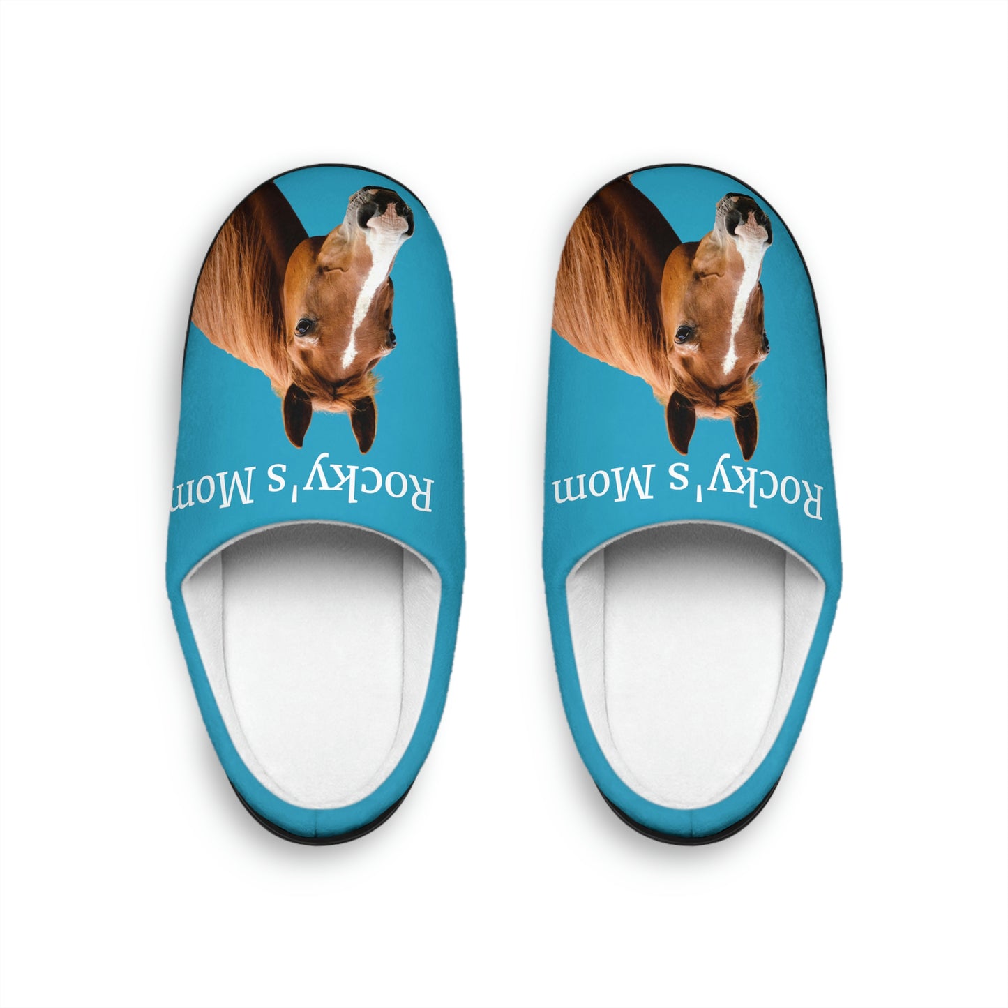 Horse Mom Custom Slippers